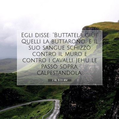 2 Re 9:33 RIV Immagine del Versetto della Bibbia