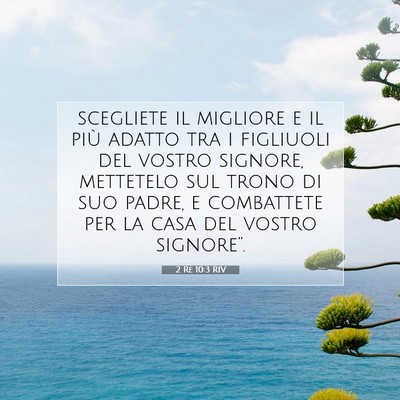 2 Re 10:3 Versetto della Bibbia Spiegato