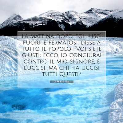 2 Re 10:9 Versetto della Bibbia Spiegato