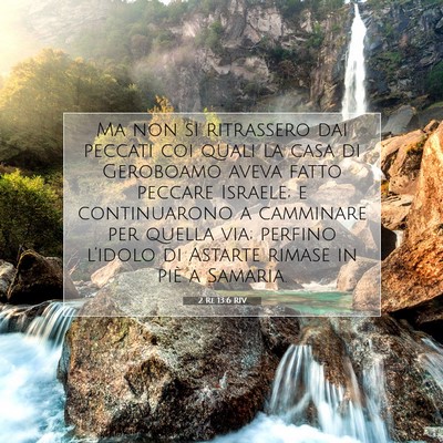 2 Re 13:6 Versetto della Bibbia Spiegato
