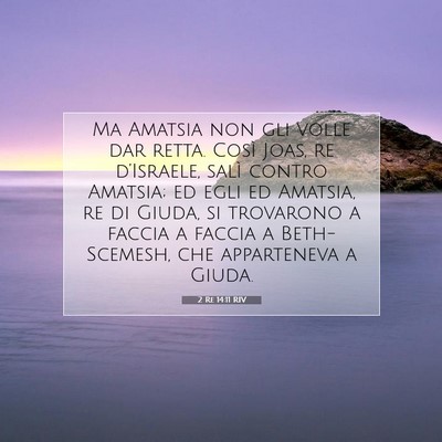 2 Re 14:11 Versetto della Bibbia Spiegato