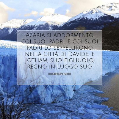 2 Re 15:7 RIV Immagine del Versetto della Bibbia
