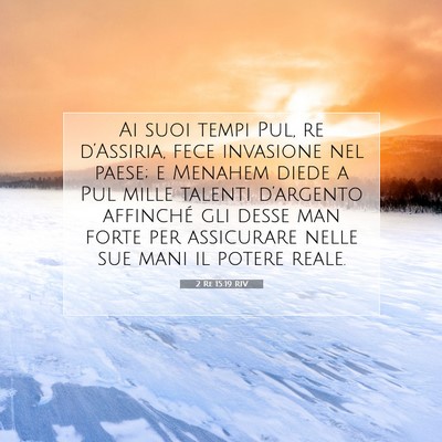 2 Re 15:19 RIV Immagine del Versetto della Bibbia