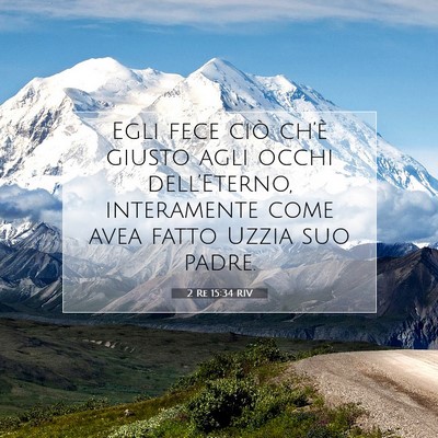 2 Re 15:34 Versetto della Bibbia Spiegato