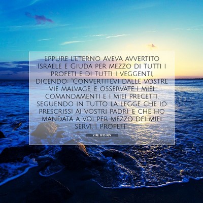 2 Re 17:13 Versetto della Bibbia Spiegato