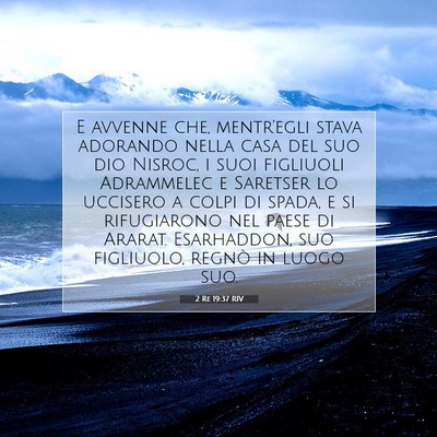 2 Re 19:37 RIV Immagine del Versetto della Bibbia