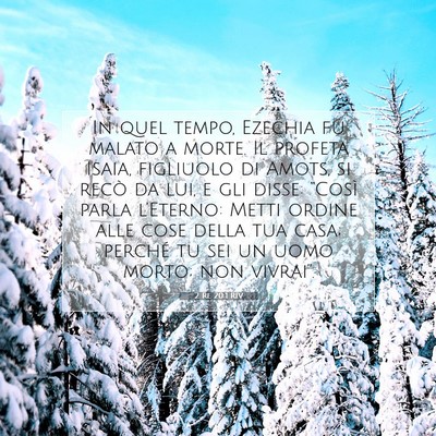2 Re 20:1 RIV Immagine del Versetto della Bibbia