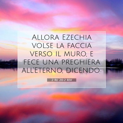 2 Re 20:2 Versetto della Bibbia Spiegato