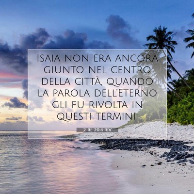 2 Re 20:4 Versetto della Bibbia Spiegato