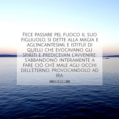 2 Re 21:6 Versetto della Bibbia Spiegato