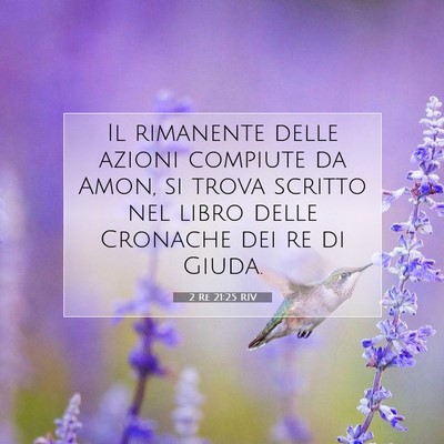 2 Re 21:25 Versetto della Bibbia Spiegato