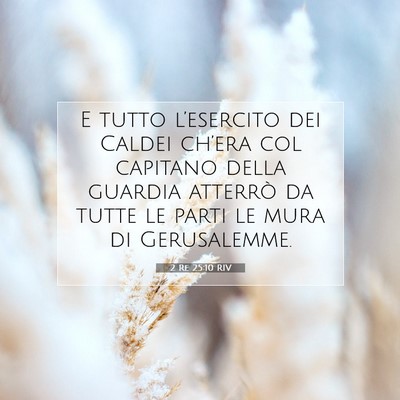 2 Re 25:10 RIV Immagine del Versetto della Bibbia
