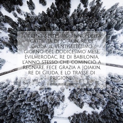 2 Re 25:27 RIV Immagine del Versetto della Bibbia