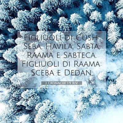 1 Cronache 1:9 Versetto della Bibbia Spiegato