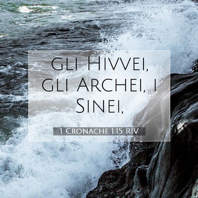 1 Cronache 1:15 Versetto della Bibbia Spiegato