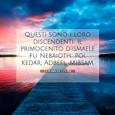 1 Cronache 1:29 Versetto della Bibbia Spiegato