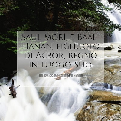 1 Cronache 1:49 Versetto della Bibbia Spiegato