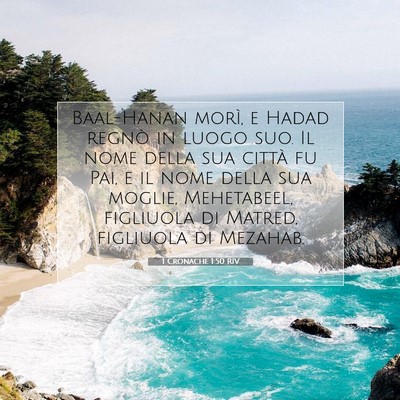 1 Cronache 1:50 Versetto della Bibbia Spiegato