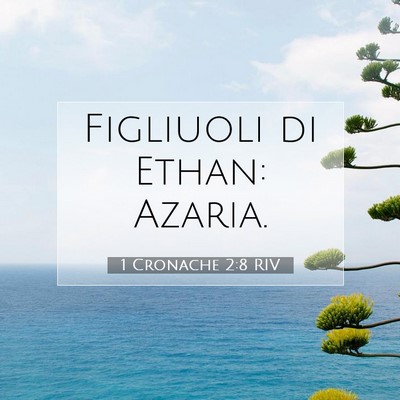 1 Cronache 2:8 Versetto della Bibbia Spiegato