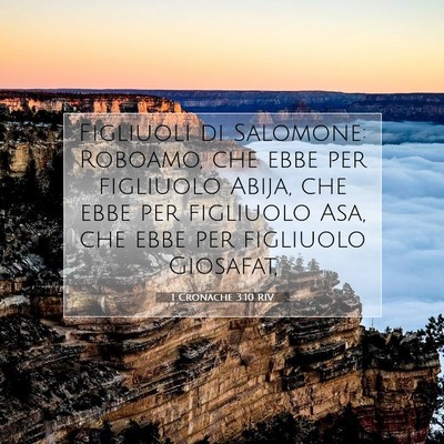 1 Cronache 3:10 RIV Immagine del Versetto della Bibbia