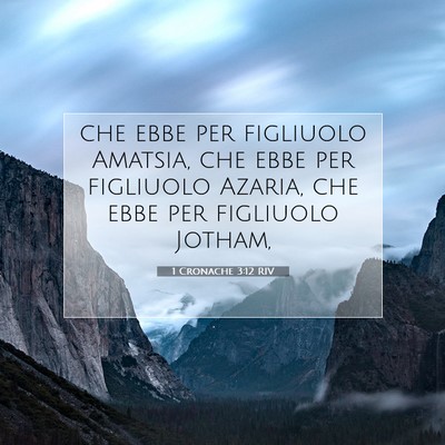 1 Cronache 3:12 RIV Immagine del Versetto della Bibbia