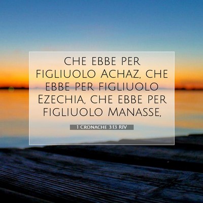 1 Cronache 3:13 RIV Immagine del Versetto della Bibbia