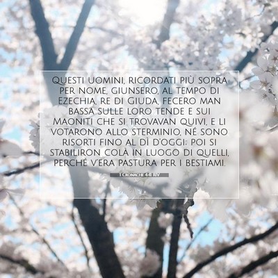 1 Cronache 4:41 RIV Immagine del Versetto della Bibbia