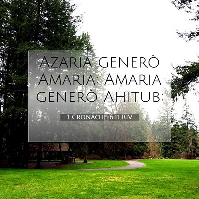 1 Cronache 6:11 Versetto della Bibbia Spiegato