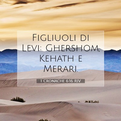 1 Cronache 6:16 RIV Immagine del Versetto della Bibbia
