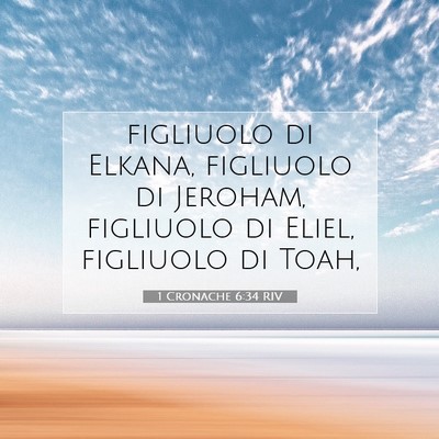 1 Cronache 6:34 RIV Immagine del Versetto della Bibbia