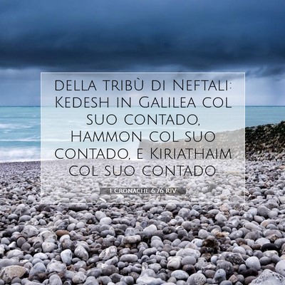 1 Cronache 6:76 Versetto della Bibbia Spiegato