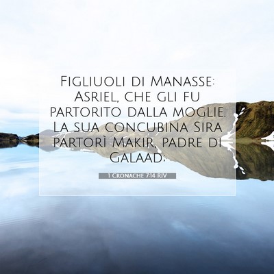 1 Cronache 7:14 RIV Immagine del Versetto della Bibbia
