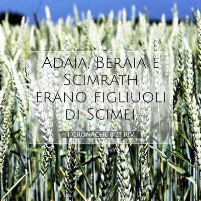 1 Cronache 8:21 Versetto della Bibbia Spiegato