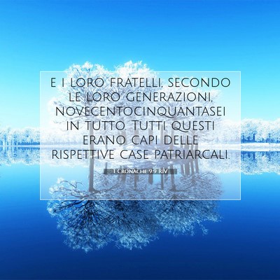 1 Cronache 9:9 Versetto della Bibbia Spiegato
