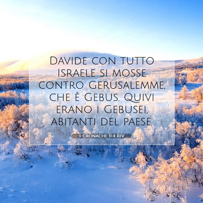 1 Cronache 11:4 Versetto della Bibbia Spiegato
