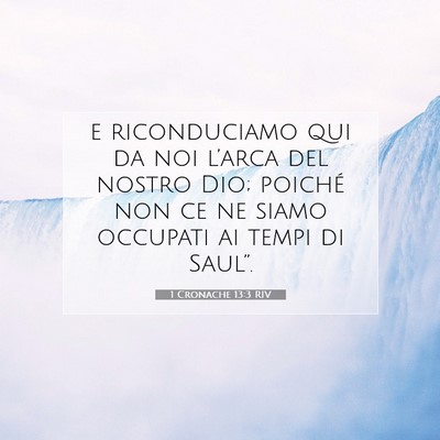 1 Cronache 13:3 RIV Immagine del Versetto della Bibbia
