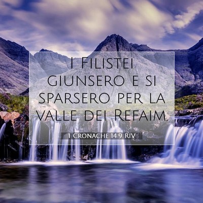 1 Cronache 14:9 RIV Immagine del Versetto della Bibbia