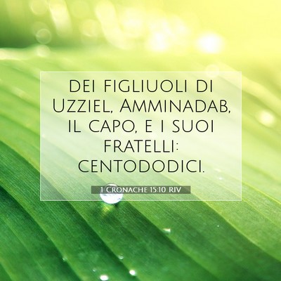 1 Cronache 15:10 Versetto della Bibbia Spiegato