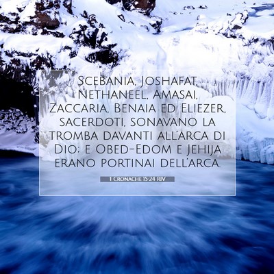 1 Cronache 15:24 Versetto della Bibbia Spiegato