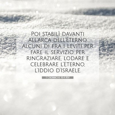 1 Cronache 16:4 Versetto della Bibbia Spiegato
