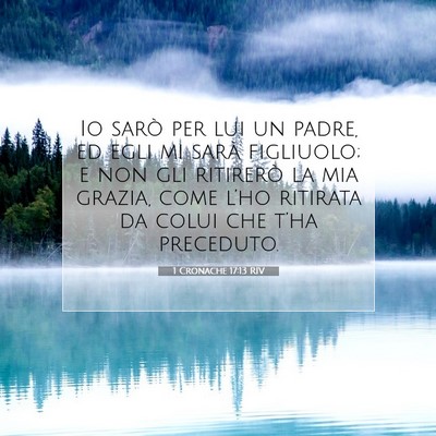 1 Cronache 17:13 RIV Immagine del Versetto della Bibbia