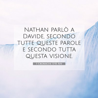 1 Cronache 17:15 Versetto della Bibbia Spiegato