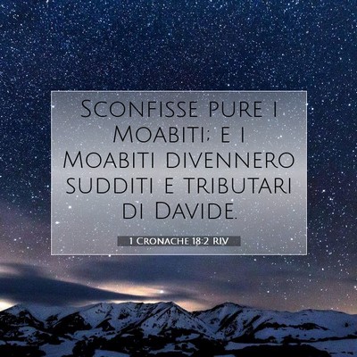 1 Cronache 18:2 RIV Immagine del Versetto della Bibbia