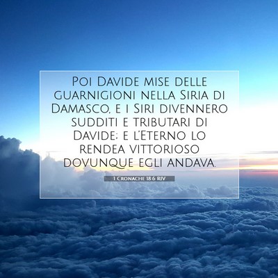 1 Cronache 18:6 Versetto della Bibbia Spiegato