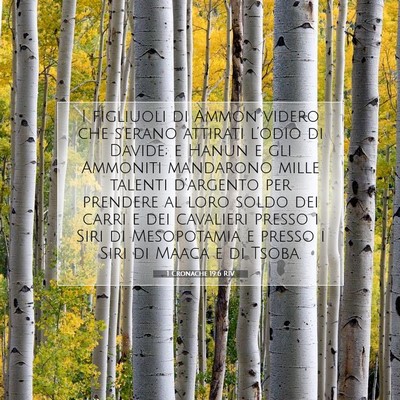 1 Cronache 19:6 Versetto della Bibbia Spiegato