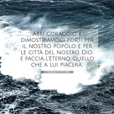 1 Cronache 19:13 Versetto della Bibbia Spiegato