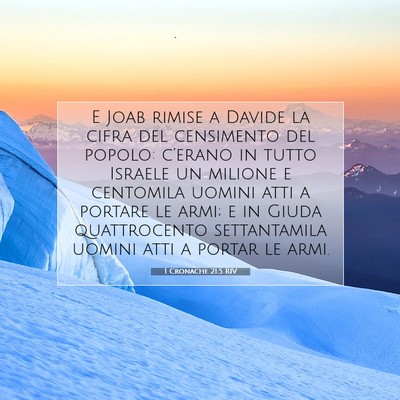 1 Cronache 21:5 RIV Immagine del Versetto della Bibbia