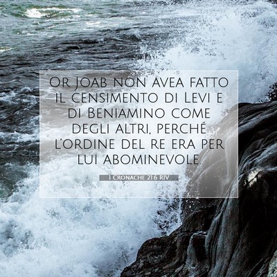 1 Cronache 21:6 RIV Immagine del Versetto della Bibbia
