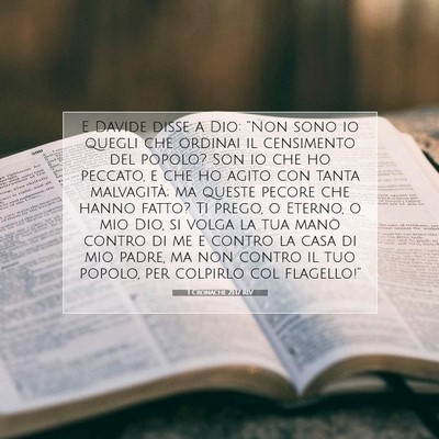 1 Cronache 21:17 RIV Immagine del Versetto della Bibbia