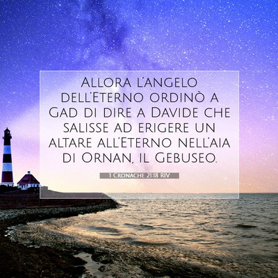 1 Cronache 21:18 RIV Immagine del Versetto della Bibbia